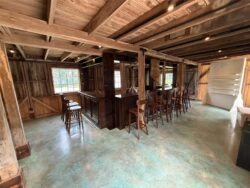 The Barns at Crest Hill Barn Pub bar full view