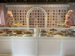 The Barns at Crest Hill Barn Pub donut wall