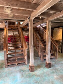 The Barns at Crest Hill second floor twin stairs