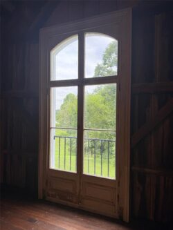 The Barns at Crest Hill Barn Pub second floor windows
