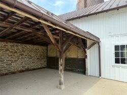 The Barns at Crest Hill Fireplace Patio awning