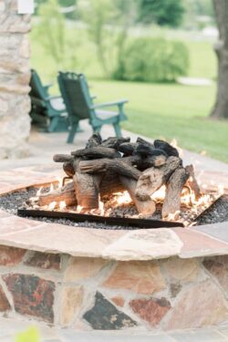 The Barns at Crest Hill Icehouse Patio fire pit