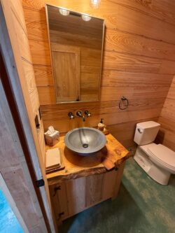 The Barns at Crest Hill Main Barn bathroom sink