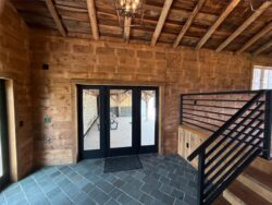 The Barns at Crest Hill Main Barn bottom landing facing fireplace