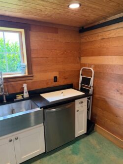 The Barns at Crest Hill Main Barn kitchen prep area