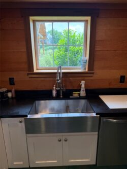 The Barns at Crest Hill Main Barn kitchen sink