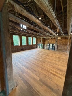 The Barns at Crest Hill Main Barn facing windows