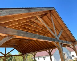 Barns at Crest Hill Pavilion eave