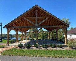 Barns at Crest Hill Pavilion front view
