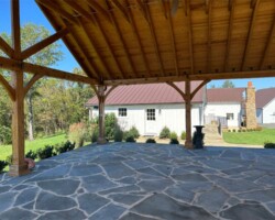 Barns at Crest Hill Pavilion barn view
