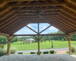 The Barns at Crest Hill interior facing driveway