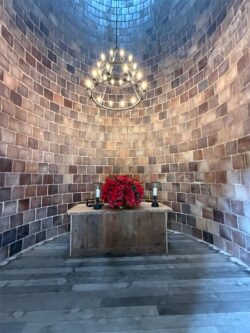 The Barns at Crest Hill Silo interior