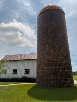 The Barns at Crest Hill Silo side view